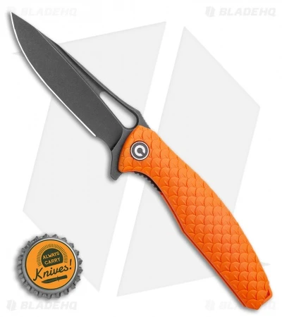 CIVIVI Wyvern Folding Flipper Knife Orange FRN (3.5" Black) 4 CIVIVI Wyvern Folding Flipper Knife Orange FRN (3.5" Black) - Image 4