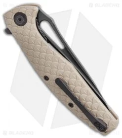 CIVIVI Wyvern Folding Flipper Knife Tan FRN (3.5" Black) -Civivi Knives Shop CIVIVI Wyvern Folding Flipper Knife Tan FRN 3.5 Black C902F BHQ 115285 LS Side