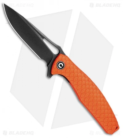 CIVIVI Wyvern Folding Flipper Knife Orange FRN (3.5" Black) 1 CIVIVI Wyvern Folding Flipper Knife Orange FRN (3.5" Black)