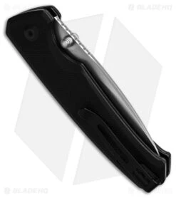 CIVIVI Altus Button Lock Knife Black G-10 (3" Satin) C20076-1 -Civivi Knives Shop Civivi Altus Button Lock Knife Black G10 2in Satin BHQ 139456 td side