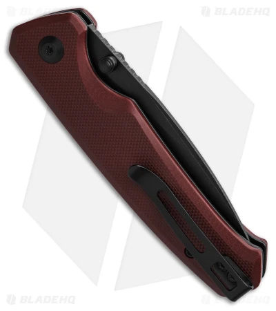 CIVIVI Altus Button Lock Knife Burgundy G-10 (3" Black) C20076-2 2 CIVIVI Altus Button Lock Knife Burgundy G-10 (3" Black) C20076-2 - Image 2