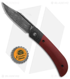 CIVIVI Appalachian Drifter 2 Liner Lock Knife Burgundy G-10 (3" Damascus) 7 CIVIVI Appalachian Drifter 2 Liner Lock Knife Burgundy G-10 (3" Damascus) -Civivi Knives Shop Civivi Appalachian Drifter 2 LL Knife Burgundy G 10 3in Damascus BHQ 138581 td size