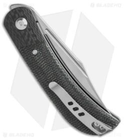 CIVIVI Appalachian Drifter 2 Liner Lock Knife Dark Green Micarta (3" Satin) -Civivi Knives Shop Civivi Appalachian Drifter 2 LL Knife Dark Green Micarta 3in Satin BHQ 138580 td side