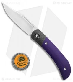 CIVIVI Appalachian Drifter 2 Liner Lock Knife Purple G-10 (3" Satin) -Civivi Knives Shop Civivi Appalachian Drifter 2 LL Knife Purple G 10 3in Satin BHQ 138579 td size