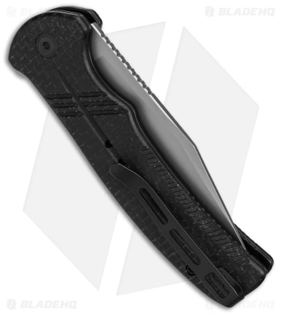 CIVIVI Cogent Button Lock Flipper Knife Coarse Black Micarta (3.5" BB) C20038D-7 3 CIVIVI Cogent Button Lock Flipper Knife Coarse Black Micarta (3.5" BB) C20038D-7 - Image 3