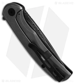 CIVIVI NOx Frame Lock Knife Marble Carbon Fiber/Steel Frame (2.8" Dark Damascus) -Civivi Knives Shop Civivi Nox Frame Lock Knife Marble Carbon Fiber Steel Frame 2in Dark Damascus BHQ 139465 td side