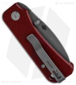 CIVIVI Baby Banter Liner Lock Knife Burgundy G-10 (2.4â Stonewash) 6 CIVIVI Baby Banter Liner Lock Knife Burgundy G-10 (2.4â Stonewash) -Civivi Knives Shop Civivi Peterson Baby Banter LL Knife Burgundy G 10 2in 4cm Stonewash BHQ 138577 td side
