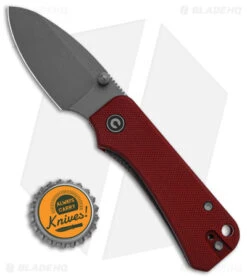 CIVIVI Baby Banter Liner Lock Knife Burgundy G-10 (2.4â Stonewash) 7 CIVIVI Baby Banter Liner Lock Knife Burgundy G-10 (2.4â Stonewash) -Civivi Knives Shop Civivi Peterson Baby Banter LL Knife Burgundy G 10 2in 4cm Stonewash BHQ 138577 td size