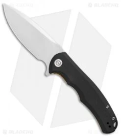 CIVIVI Praxis Flipper Liner Lock Knife Black G-10 (3.75" Satin) C803C