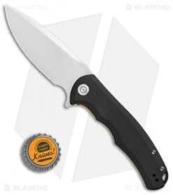 CIVIVI Praxis Flipper Liner Lock Knife Black G-10 (3.75" Satin) C803C 7 CIVIVI Praxis Flipper Liner Lock Knife Black G-10 (3.75" Satin) C803C -Civivi Knives Shop Civivi Praxis Black G10 Satin BHQ 87972 er bottlecap