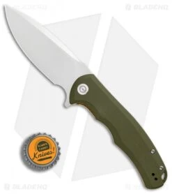 CIVIVI Praxis Flipper Liner Lock Knife OD Green G-10 (3.75" Satin) C803A 7 CIVIVI Praxis Flipper Liner Lock Knife OD Green G-10 (3.75" Satin) C803A -Civivi Knives Shop Civivi Praxis OD Green G10 satin BHQ 87970 er bottlecap