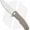 CIVIVI Praxis Flipper Liner Lock Knife Tan G-10 (3.75" Satin) C803B