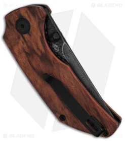 CIVIVI Thug 2 Liner Lock Knife Cuibourtia Wood (2.69" Damascus) C20028C-DS1 -Civivi Knives Shop Civivi Thug 2 LL Knife Cuibourtia Wood 2in Damascus BHQ 145896 td side