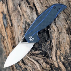 CIVIVI Anthropos-Blue/Blk G10 W/ CF (3.25" Satin D2) C903B