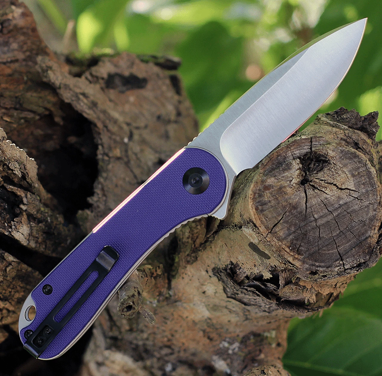 CIVIVI Elementum-Purple G10 (2.96" D2 Satin) C907V 2 CIVIVI Elementum-Purple G10 (2.96" D2 Satin) C907V - Image 2