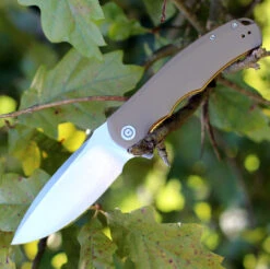 CIVIVI Praxis-Tan G10 (3.75" Satin 9Cr18MoV) C803B